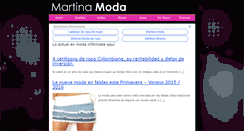 Desktop Screenshot of martinamoda.com